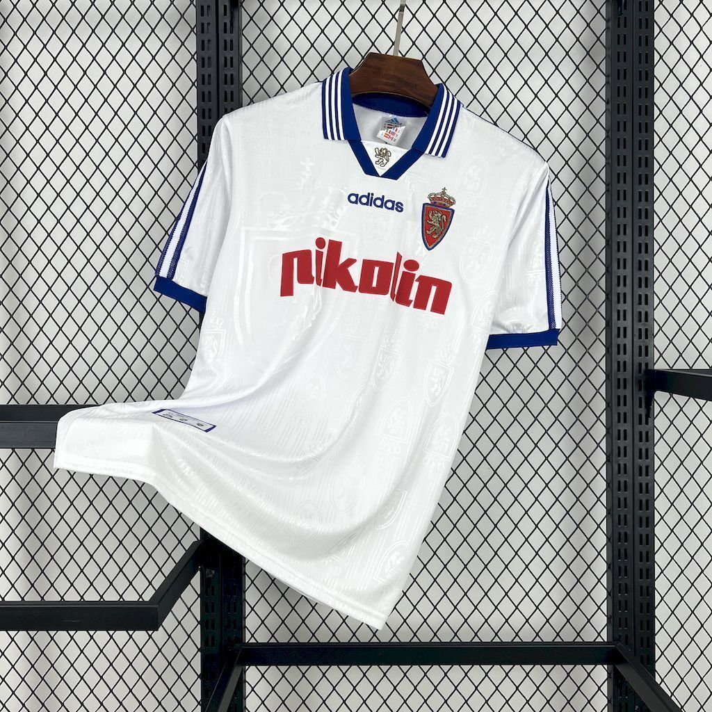 97-98 Zaragoza Home Retro Kit Vintage Shirts AAAAJersey Supply Yupoo
