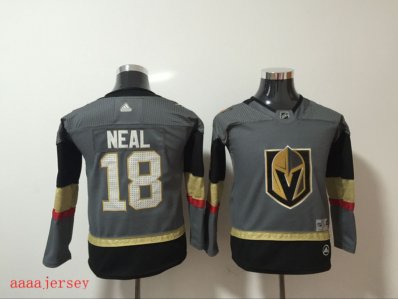 Vegas Golden Knights kids ice hockey jersey SM-LXL 维加斯金骑士队童装冰球服 2