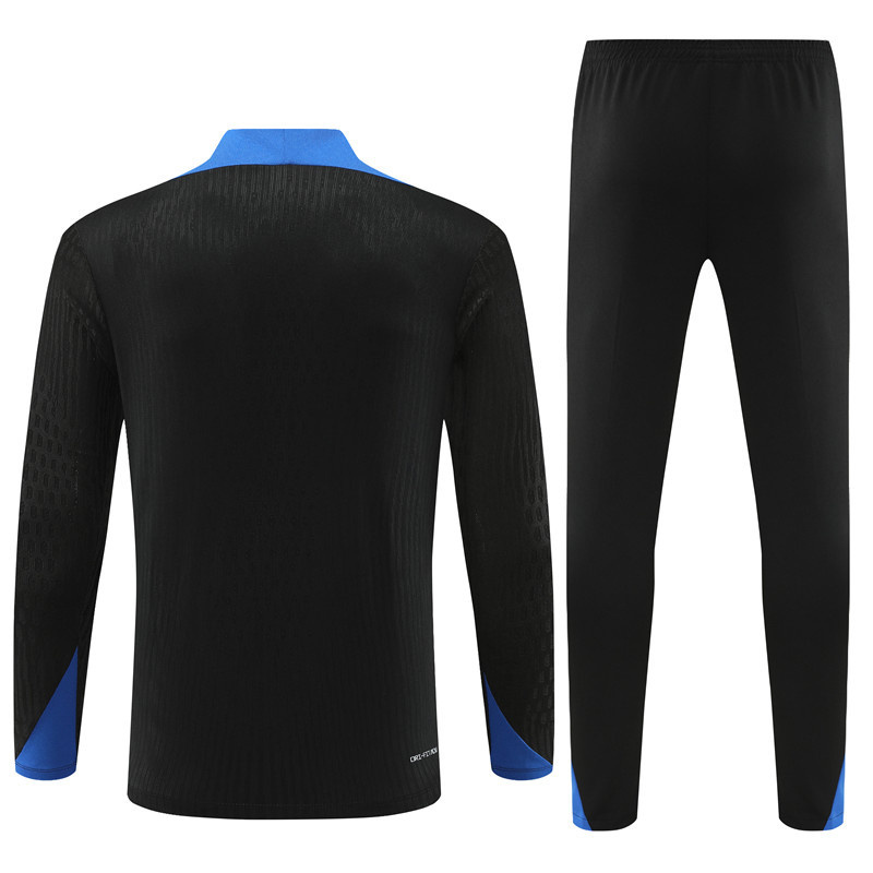 2024 Netherlands Player Long Sleeve Training Suit Football Shirts 2