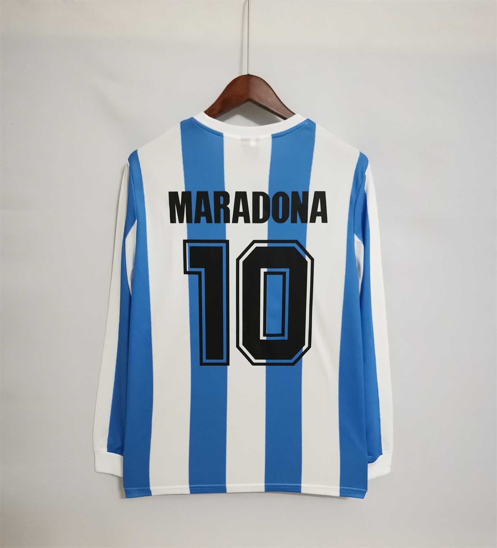 1986 Argentina home long sleeve 6