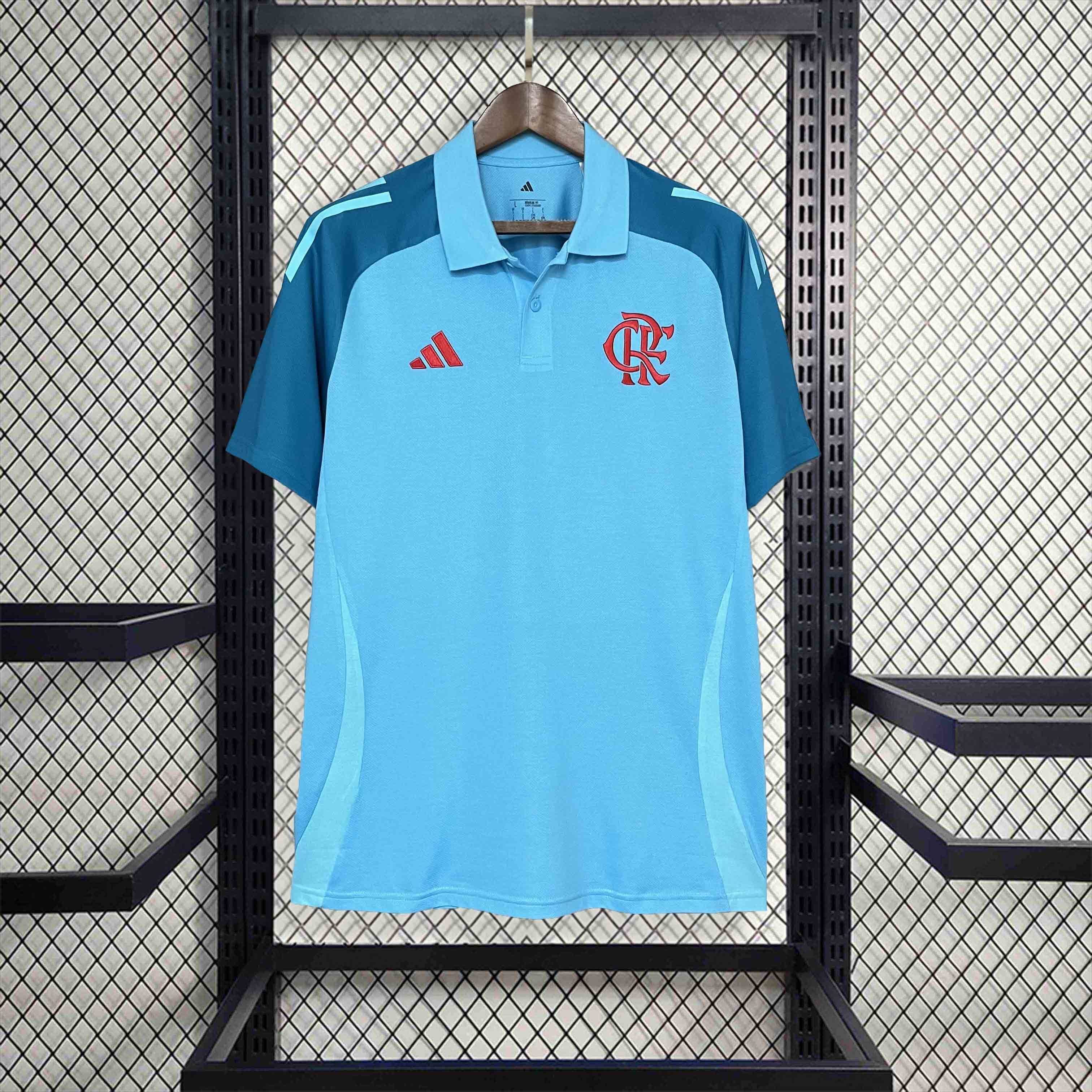 24-25 Flamengo Blue POLO Shirt AAAAJersey Supplier Yupoo