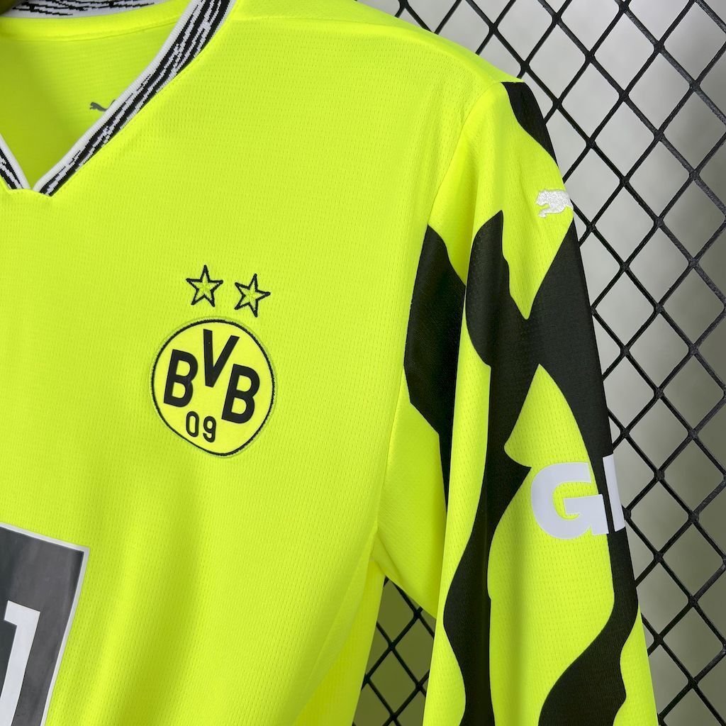 25-26 Dortmund Collaboration Green Long Sleeve Special Edition Shirt AAAAJersey Supply Yupoo 1