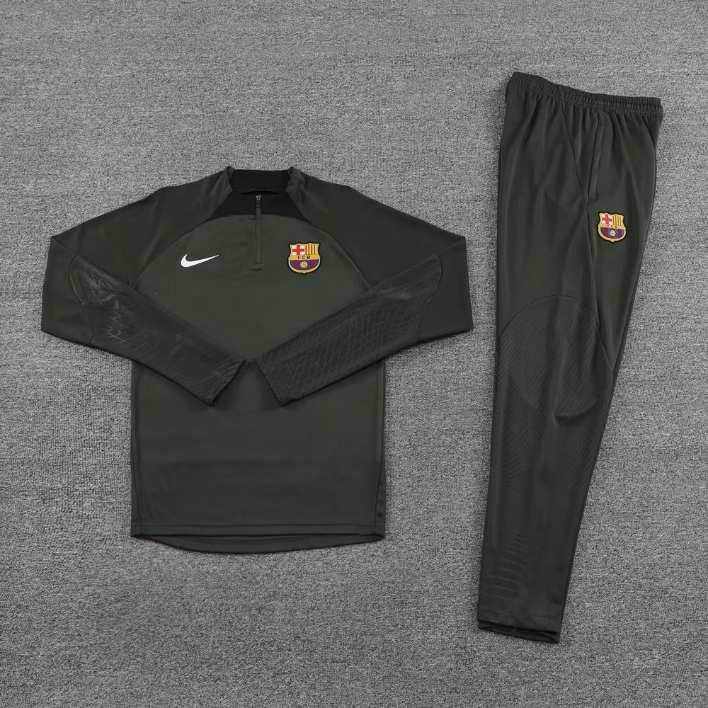 23-24 Barcelona Long Sleeve Training Suit Yupoo 1