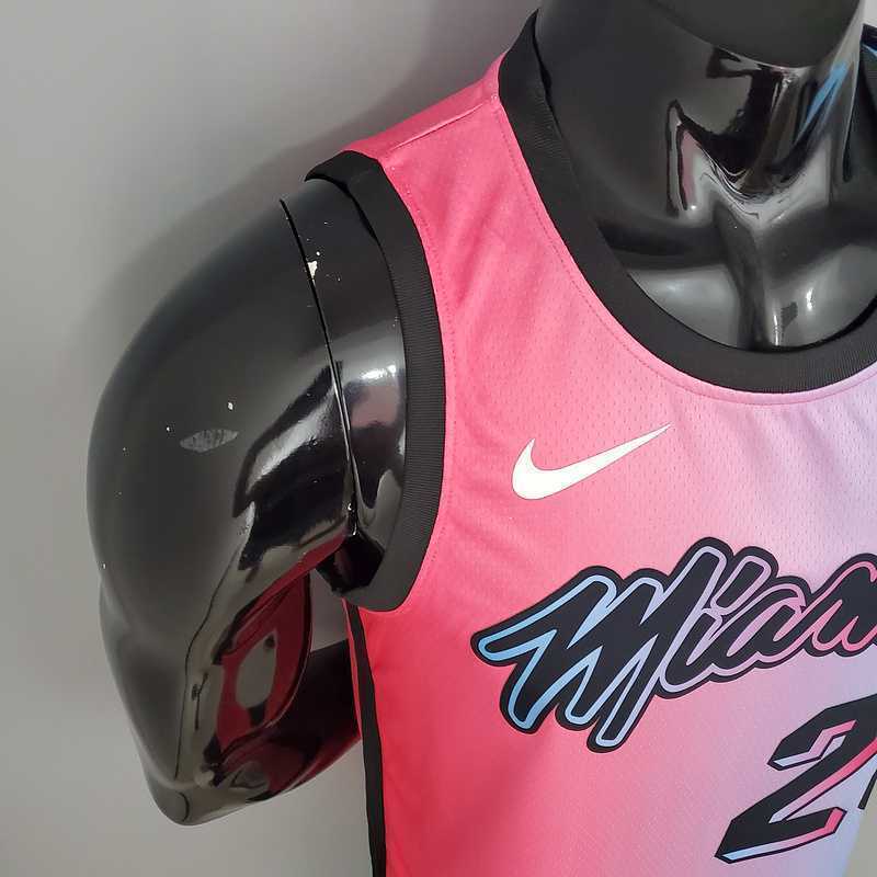 New Miami Heat IGUODALA#28 City Edition Pink Blue Gradient Color1684436191000 1