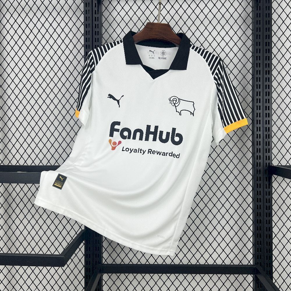 25-26 Derby County Home Kit Sport Football T-Shirt AAAAJersey Supply Yupoo