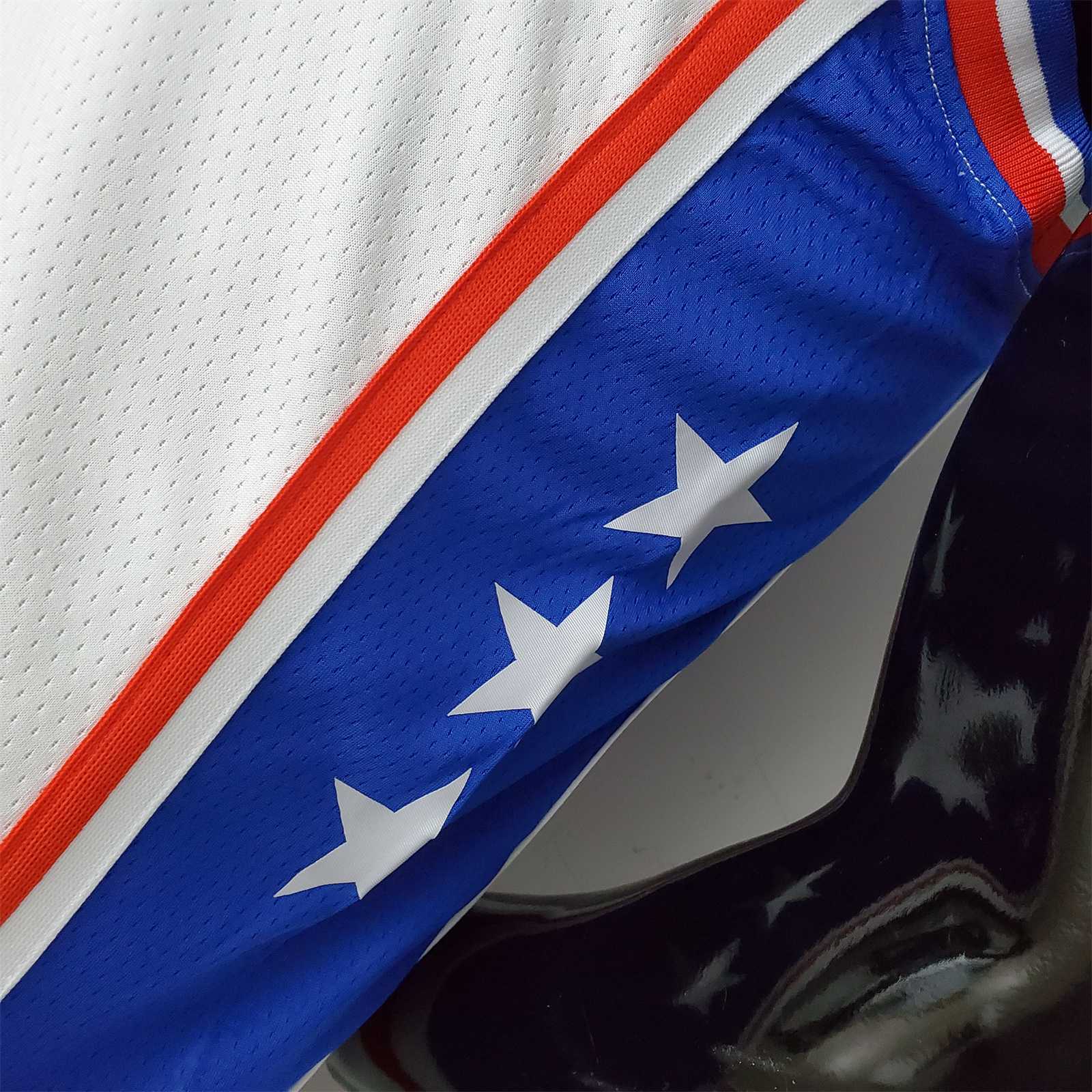 75th Anniversary Philadelphia 76ers MAXEY#0 White NBA Jersey 8