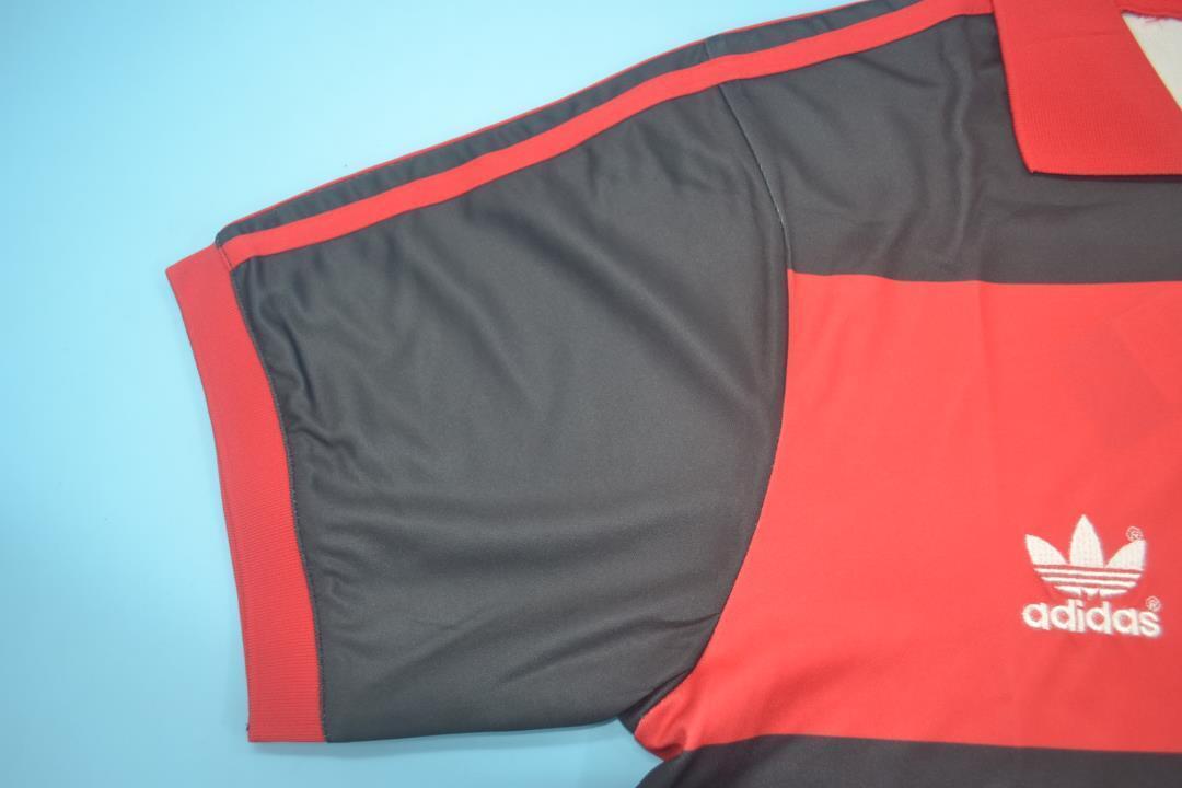 1990 Flamengo home red black 6
