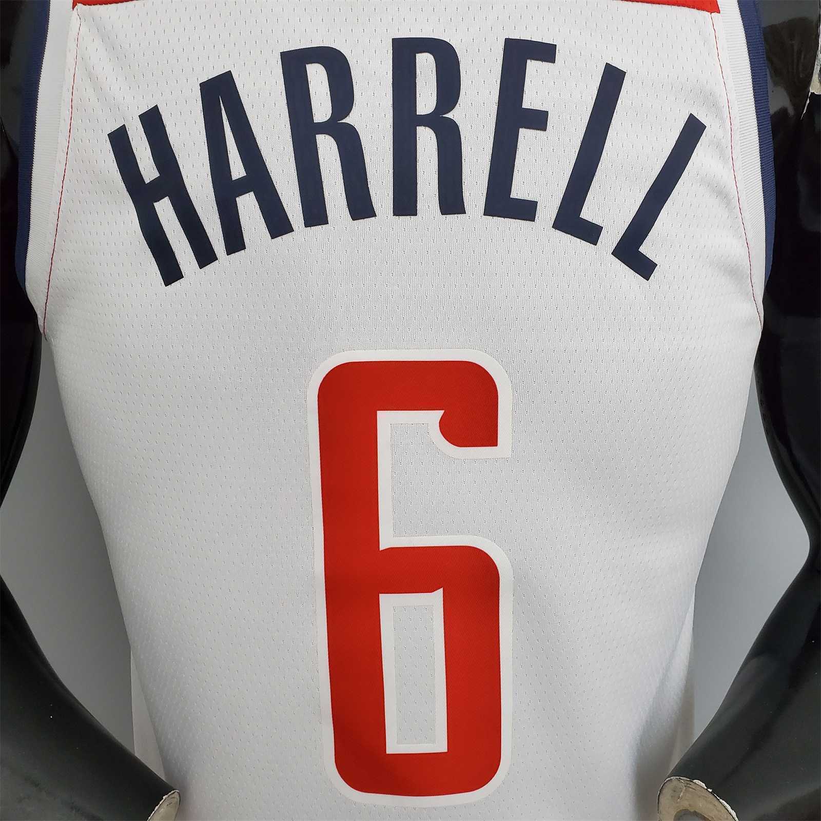 75th Anniversary Harrell #6 Wizards Black Red White 7