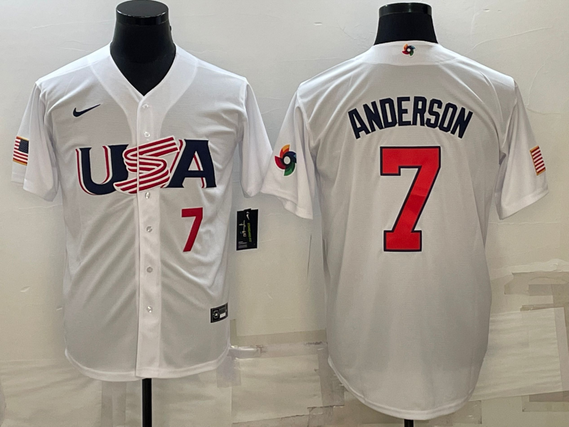 USA 2023 World Cup Baseball Jerseys 101