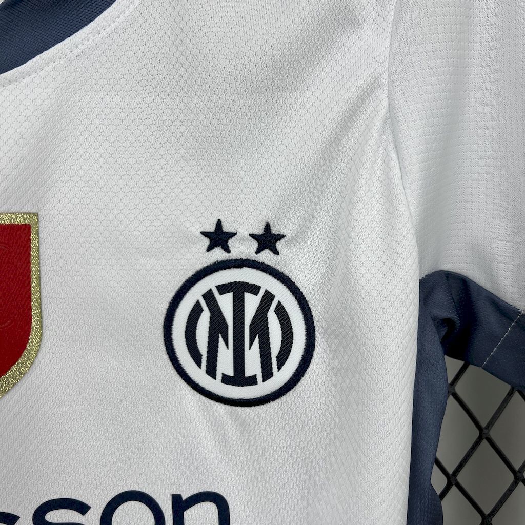 24-25 Inter Milan Away Kid Kits Youth Apparels AAAAJersey Supplier Yupoo 3