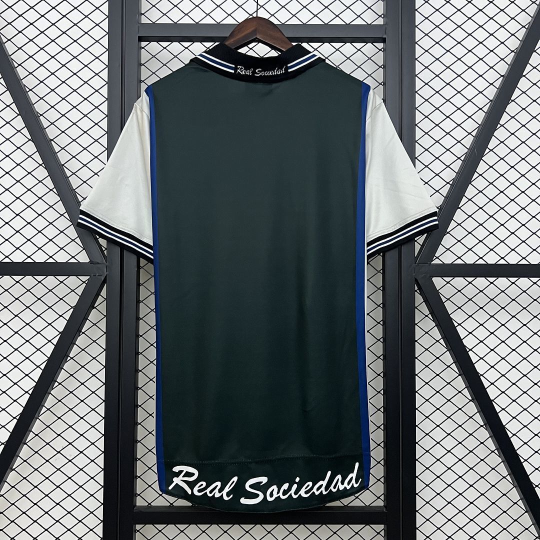 00-02 Real Sociedad Away Retro Kit Vintage Shirt AAAAJersey Wholesale Yupoo 4