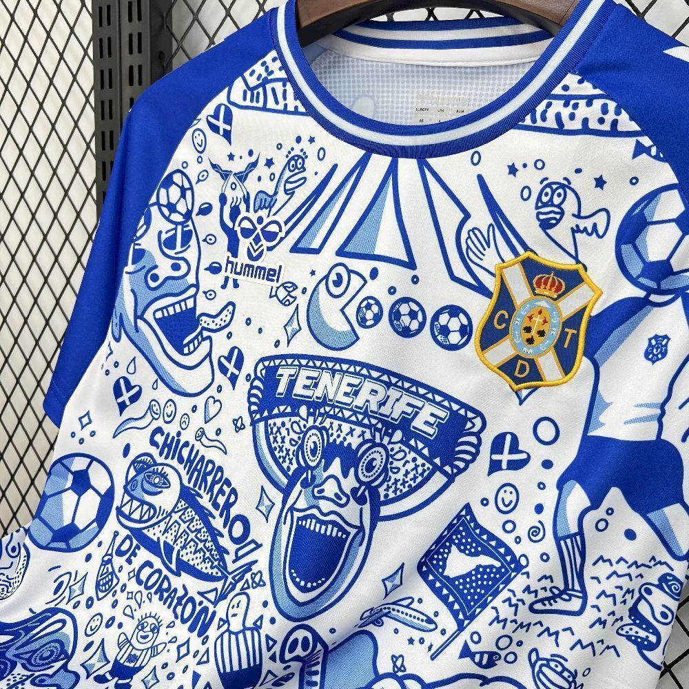 25-26 Tenerife Special Edition Football T-Shirt Sport AAAAJersey Supply Yupoo 4