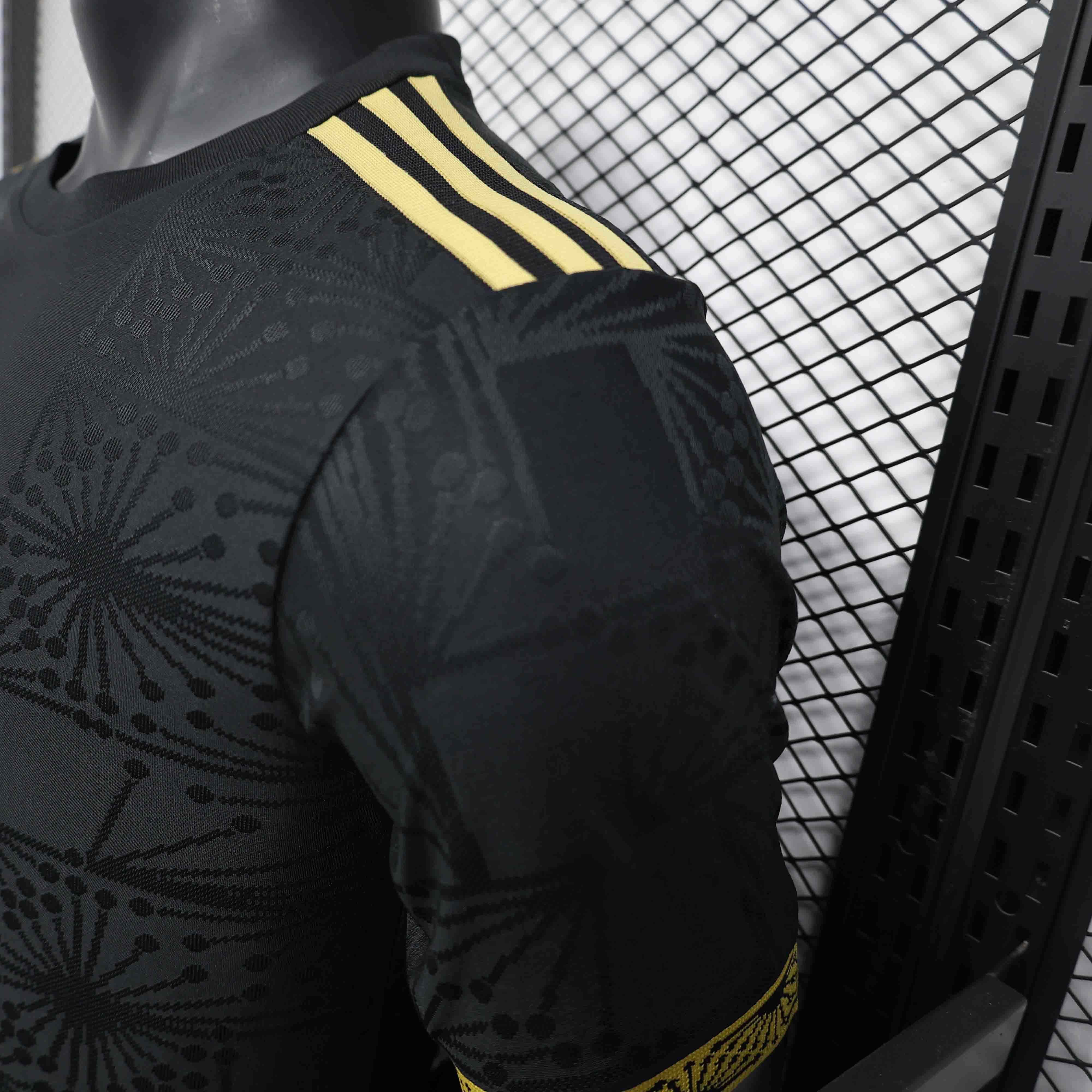 2025 Mexico Gold Jersey Black Kit Player Version Shirt AAAAJersey Dropship Yupoo 2