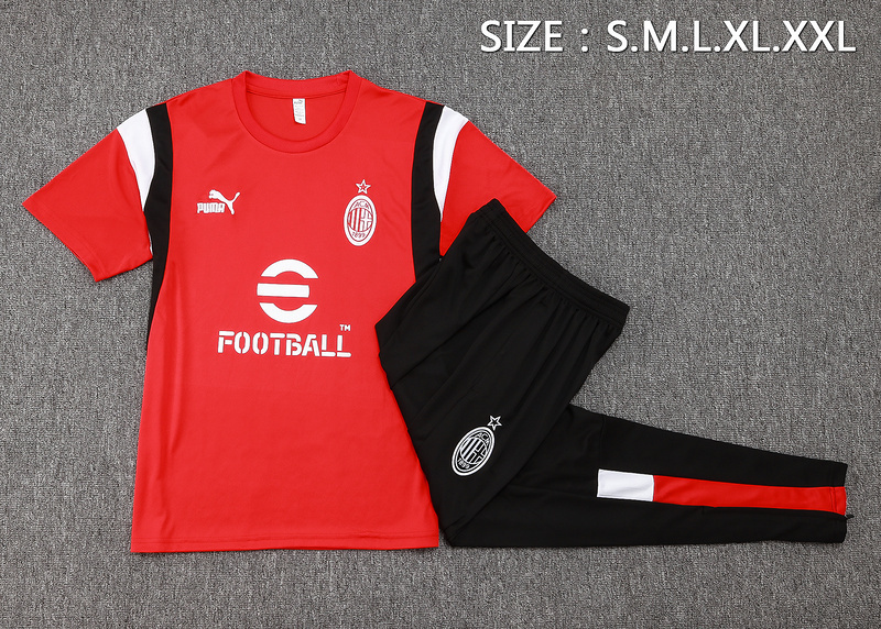 23-24 AC Milan Short Sleeve Training Suit Yupoo 2