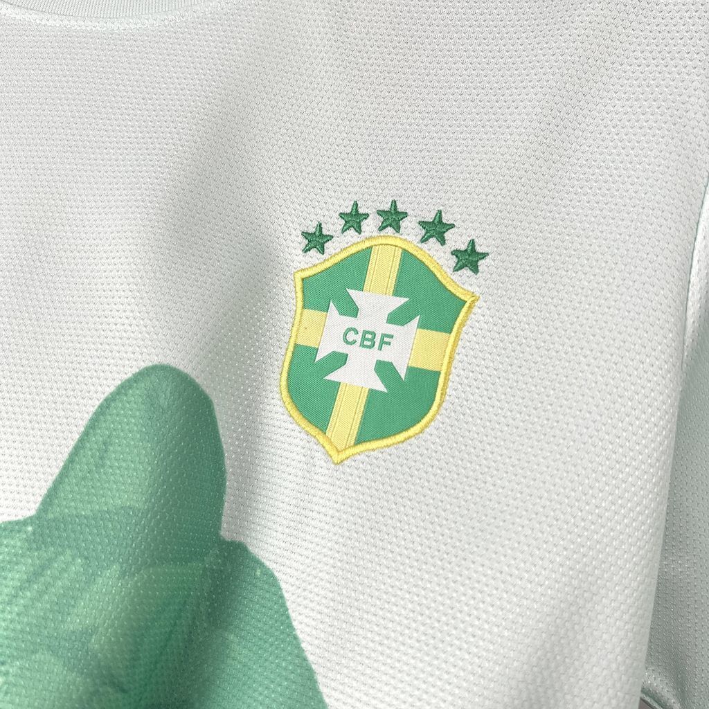 2025 Brazil Cristo Redentor Green Special Edition T-Shirt Football Apparels Soccer AAAAJersey Y 1