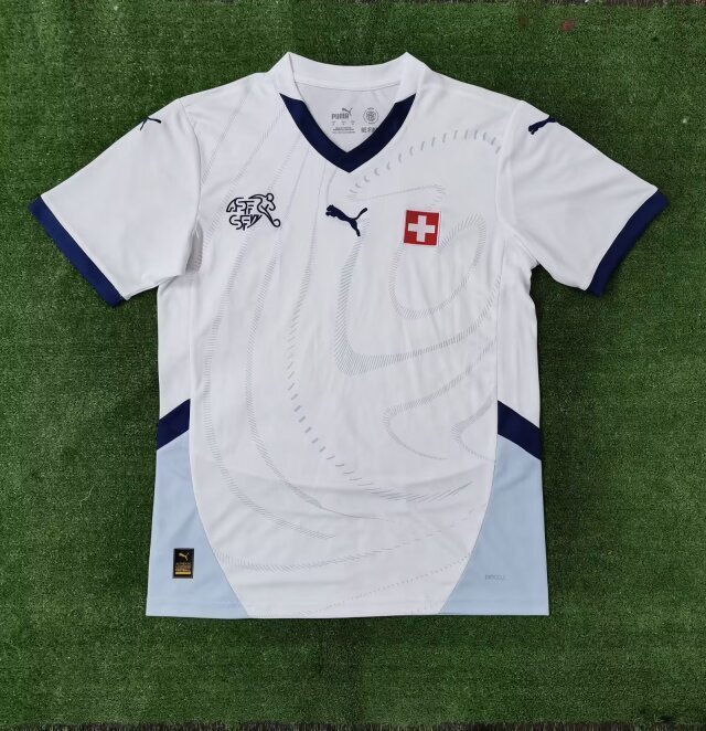 2024 Switzerland Away Kit UEFA Euro Shirt Football AAAAJersey Supplier 3