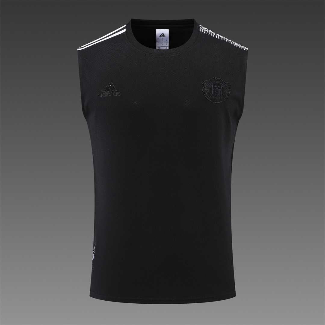 22-23 Manchester United vest training suit kit Black 14