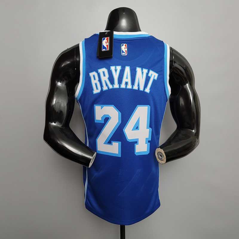 Retro Before Bryant #8 After Bryant #24 Lakers blue 3
