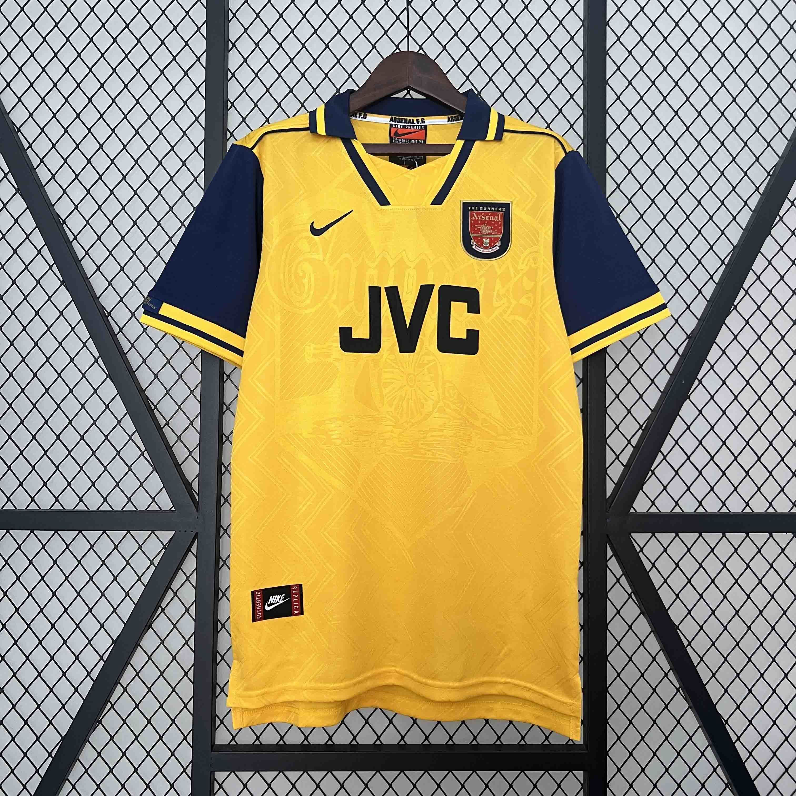 96-97 Arsenal Away Retro Kit Soccer Uniform AAAAJerseys Dropshipping Yupoo