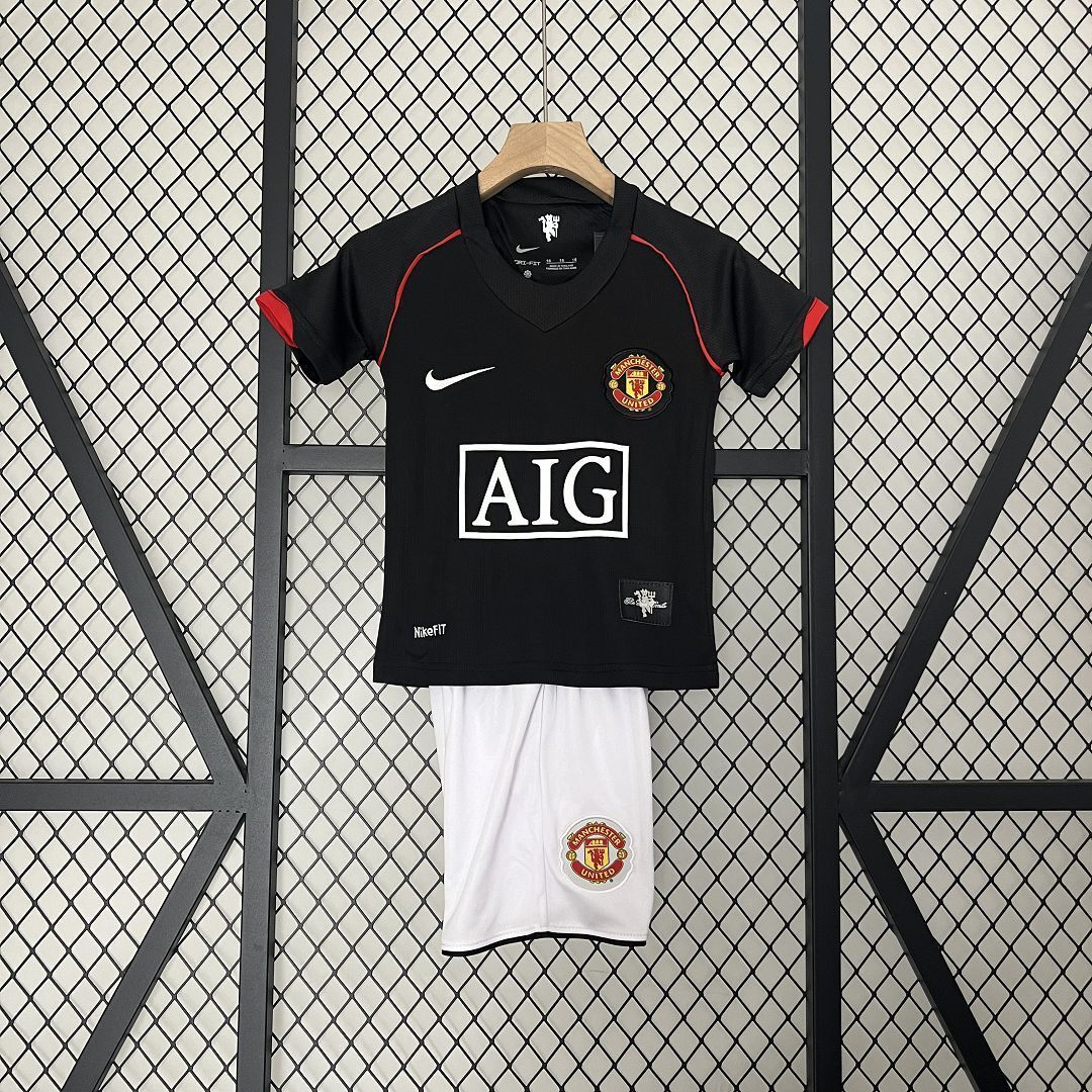 07-08 Manchester United Away Retro Kids Kits Children Sets Football AAAAJerseys Yupoo