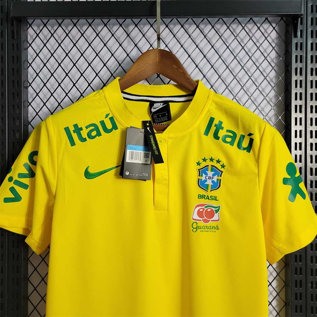 2122 Brazil Pre-Game Yellow 4