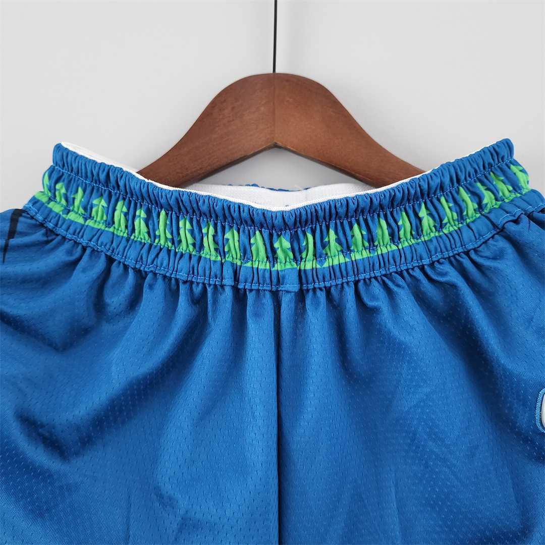 2022 Minnesota Timberwolves City NBA shorts 7