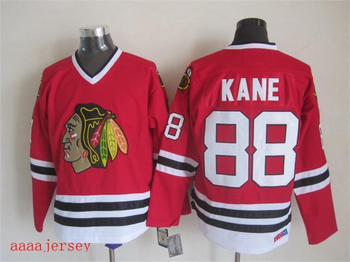 Chicago Blackhawks retro ice hockey jersey M-3XL 芝加哥黑鹰队复古冰球服 8