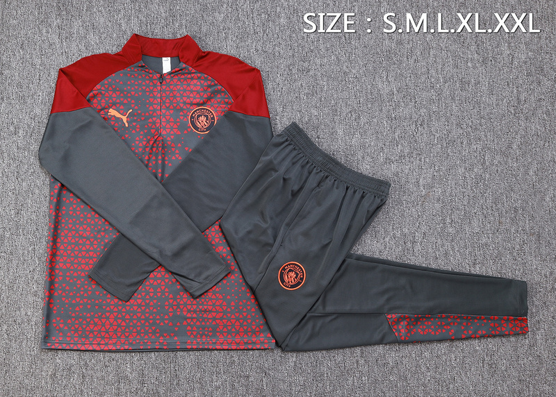 23-24 Manchester City Long Sleeve Training Suit Yupoo 1