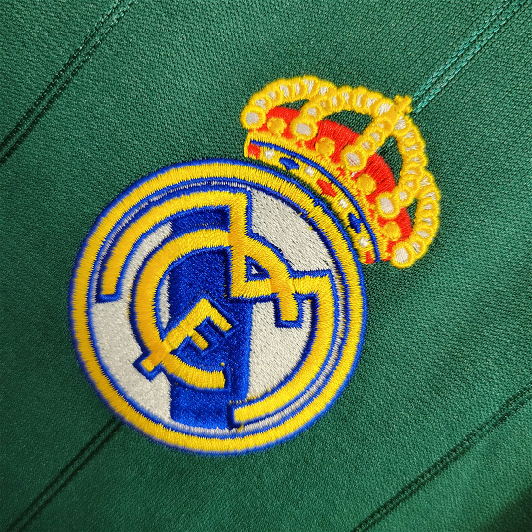 12-13 Real Madrid green third away long sleeve 2