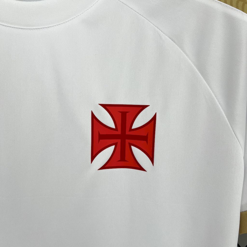 25-26 Vasco da Gama Gold CRVG White Shirt Soccer Uniform AAAAJersey Yupoo 1