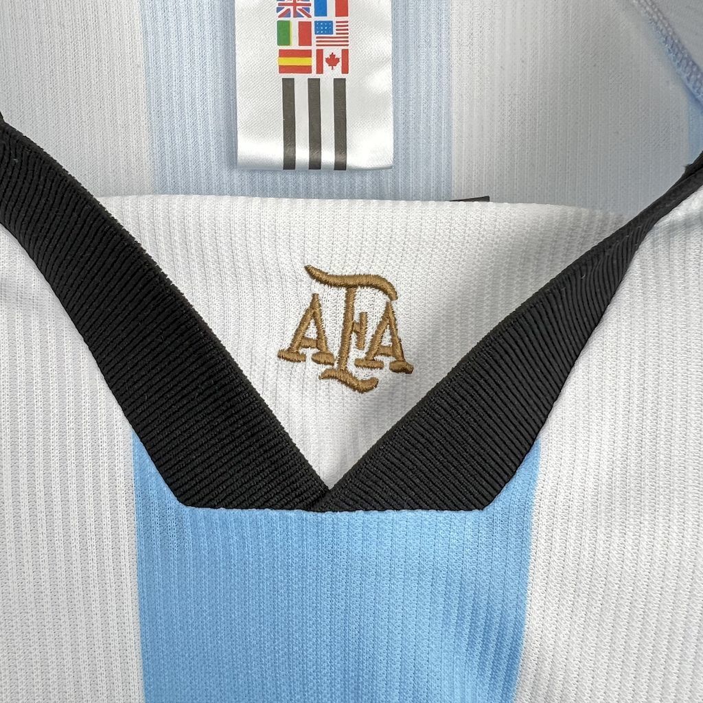 1998 Argentina Home Long Sleeve Retro Kit Vintage Shirt AAAAJersey Supplier Yupoo 5