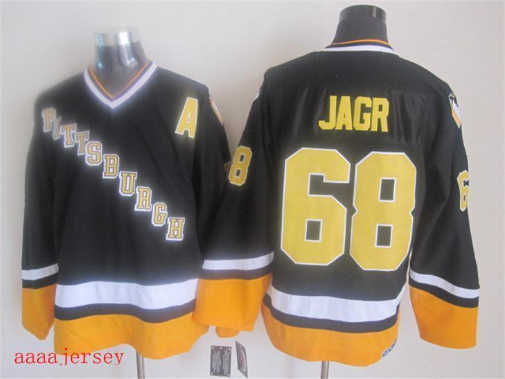 Pittsburgh Penguins retro ice hockey jersey M-3XL 匹兹堡企鹅队复古冰球服 1