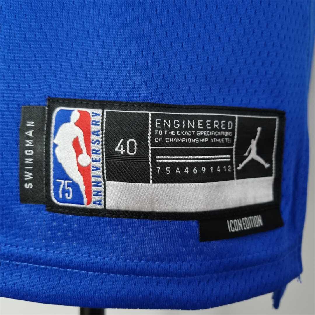 75th Anniversary Fultz#20 Orlando Magic Blue NBA Jersey 2