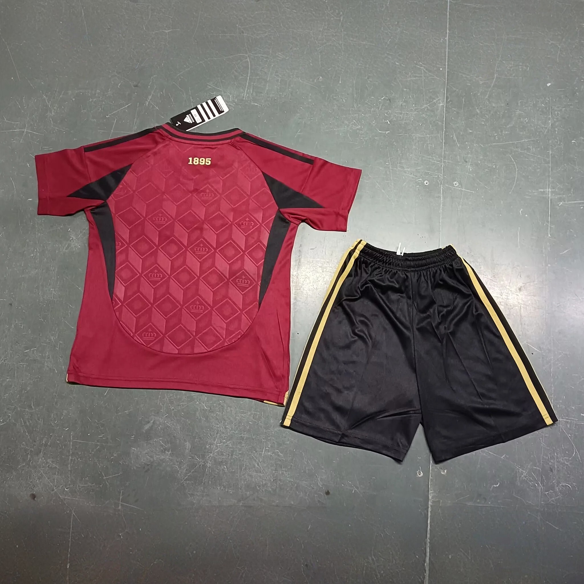 2024 Belgium Home Kid Kits Children Sets Football Jerseys Yupoo 5
