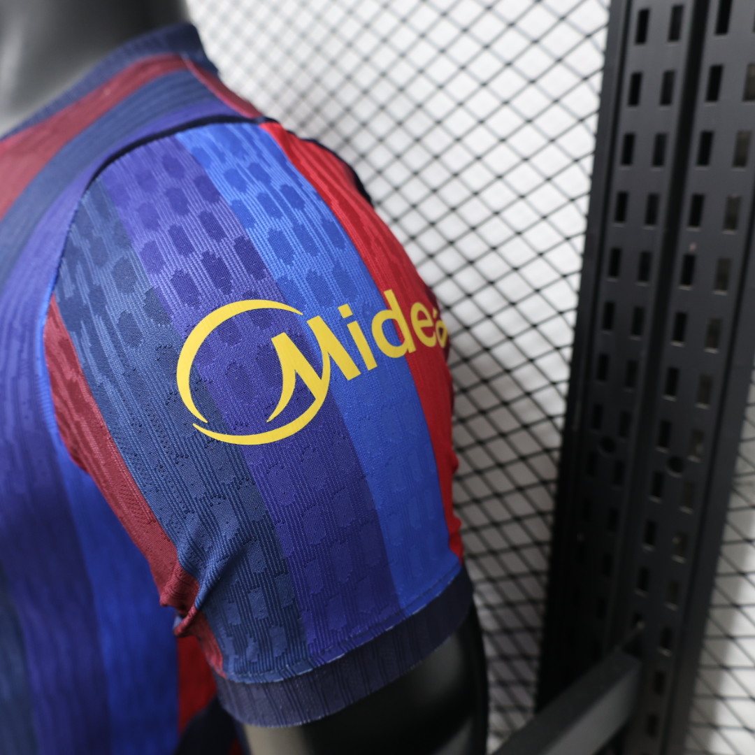 26-27 Barcelona Mens Home Kit Soccer Player Version T-Shirt AAAAJersey Supplier Yupoo 9 5