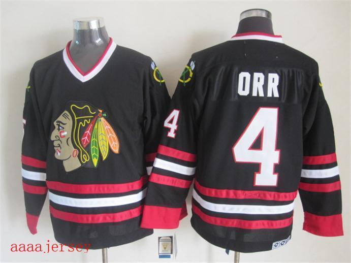 Chicago Blackhawks retro ice hockey jersey M-3XL 芝加哥黑鹰队复古冰球服 4