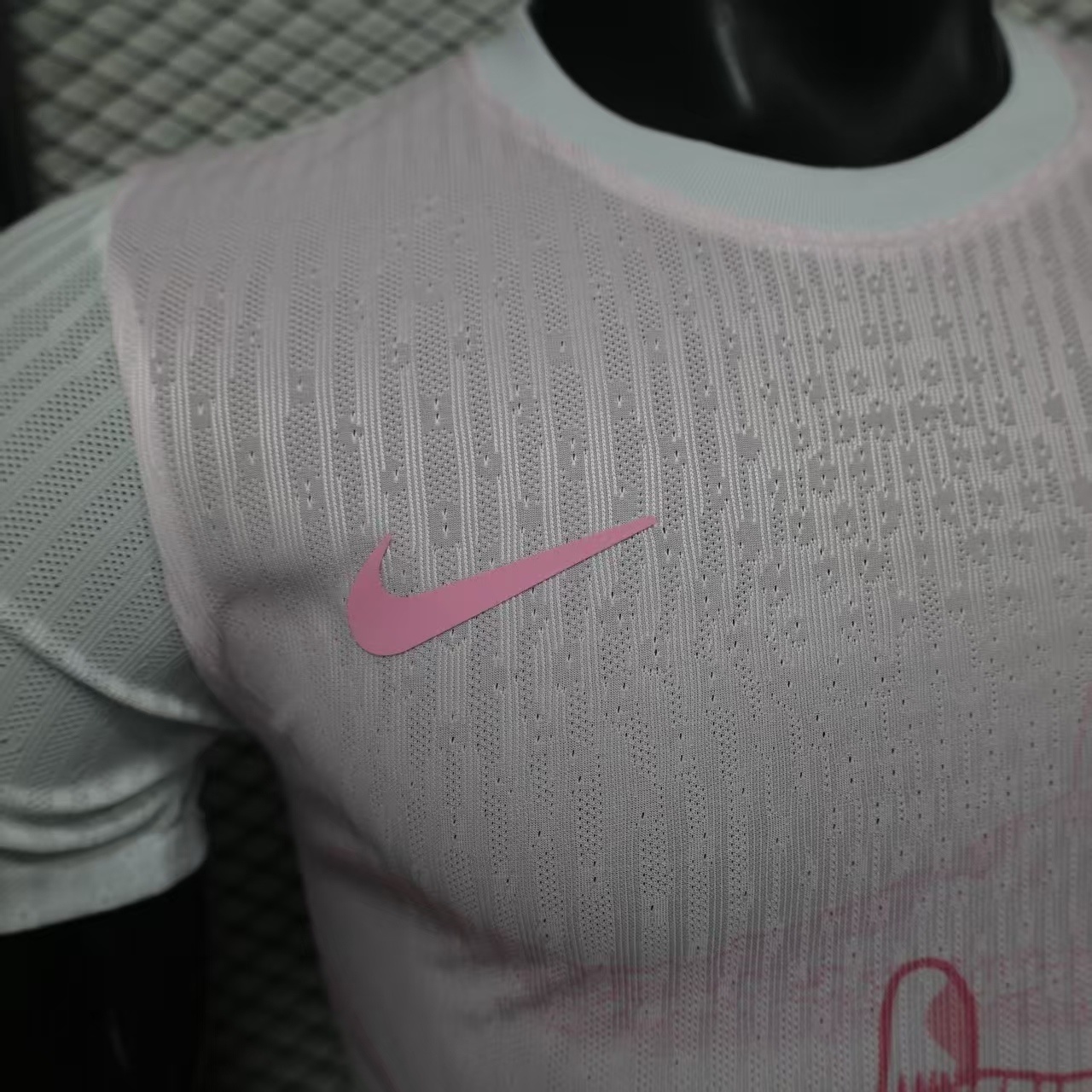 2025 Brazil Cristo Redentor Pink Special Edition Football Player Version T-Shirt AAAAJersey Yup 6
