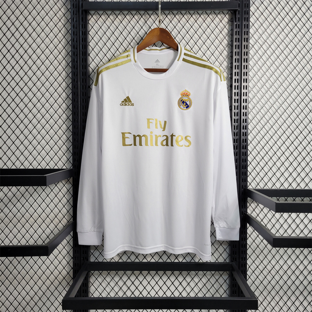 19-20 Real Madrid home white long sleeve