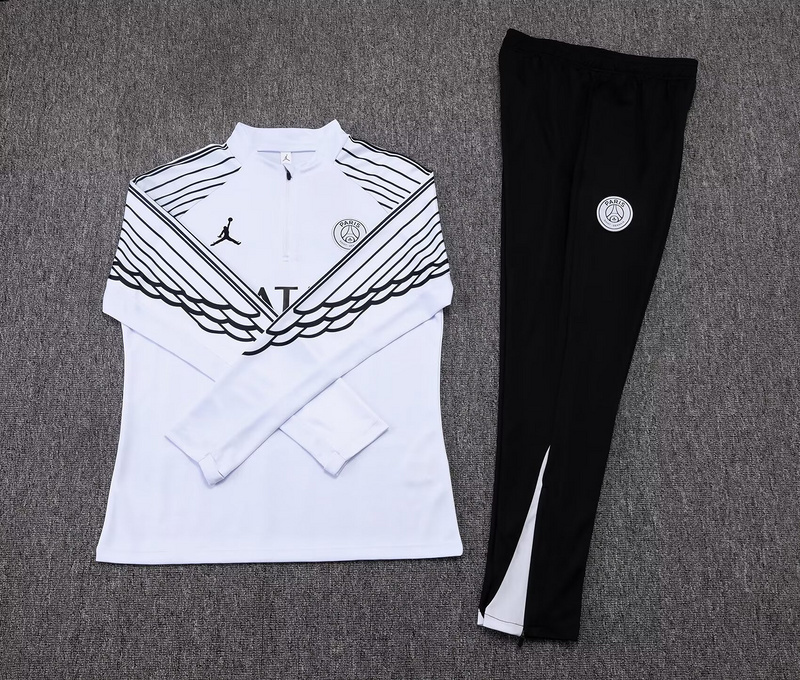 25-26 PSG Paris Training Soccer White Suit AAAAJersey Supply Yupoo 1