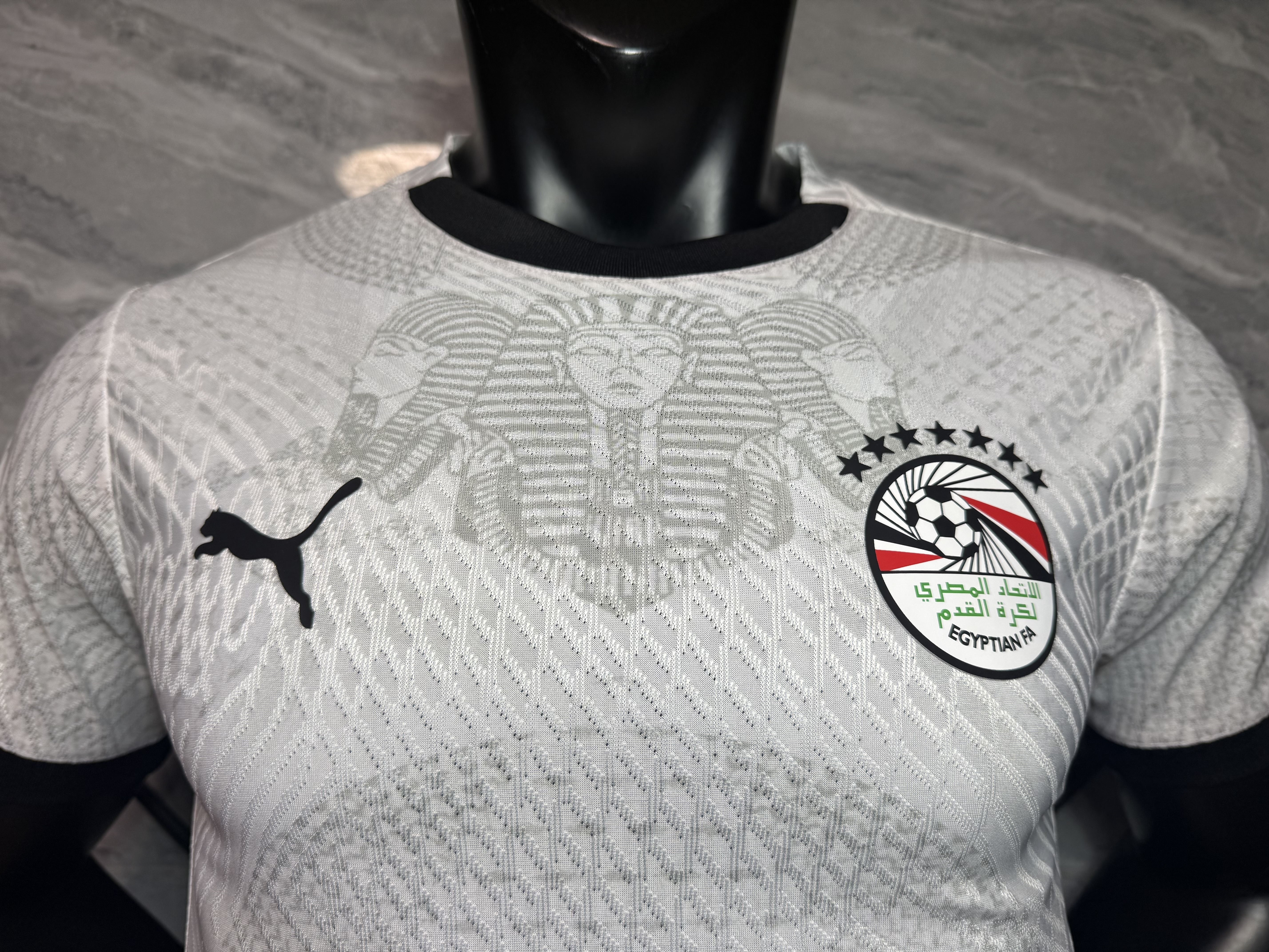 2025 Egypt Away Kit Player Version Football T-Shirt ete AAAAJersey Supply Yupoo 3