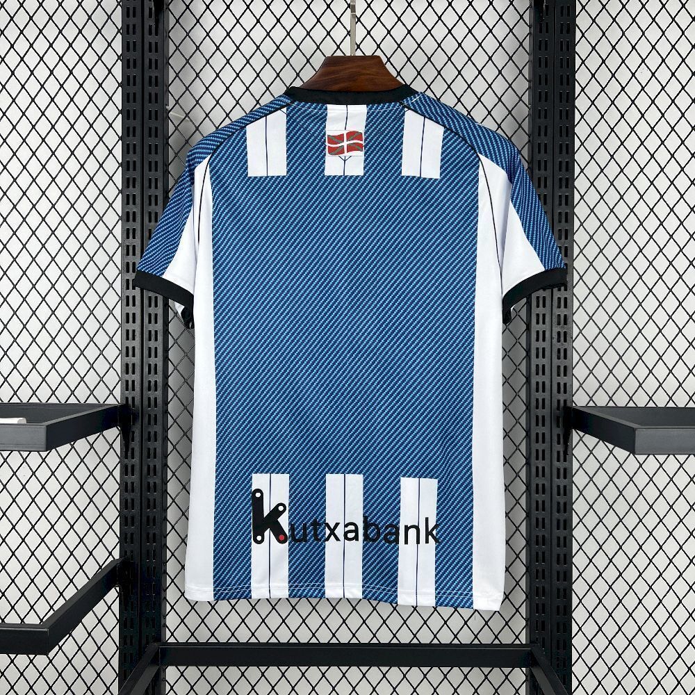 25-26 Real Sociedad Home Kit Soccer Uniform Sport Shirt AAAAJerseys Dropshipping Yupoo 4