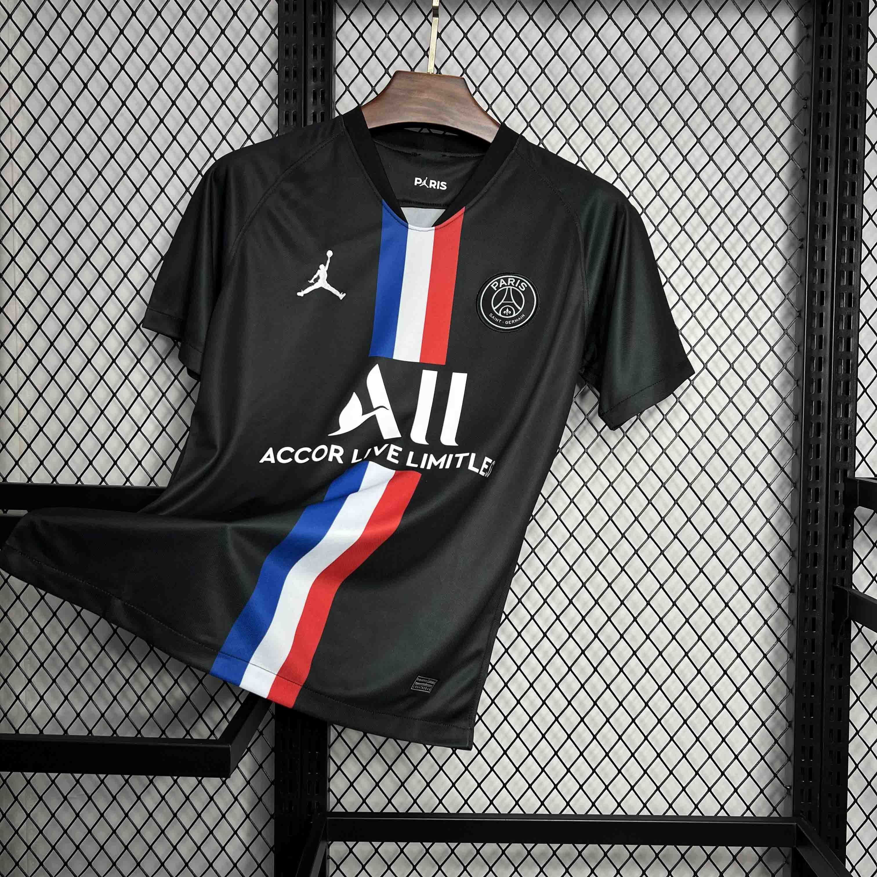 19-20 PSG Retro Black Kit Vintage Uniform AAAAJersey Supplier Yupoo 6