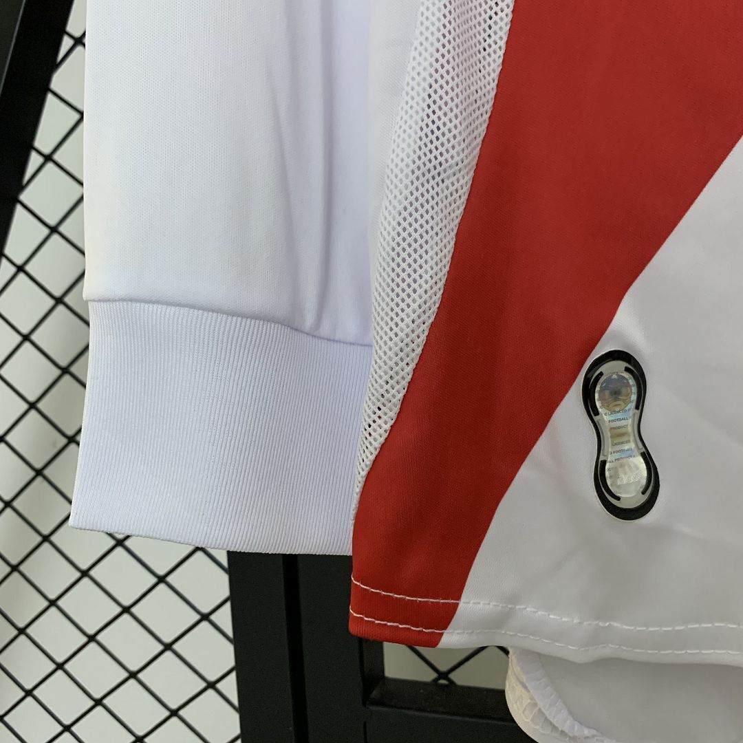 06-07 River Plate Home Retro Long Sleeve Kit Vintage Shirt AAAAJersey Dropship Yupoo 4