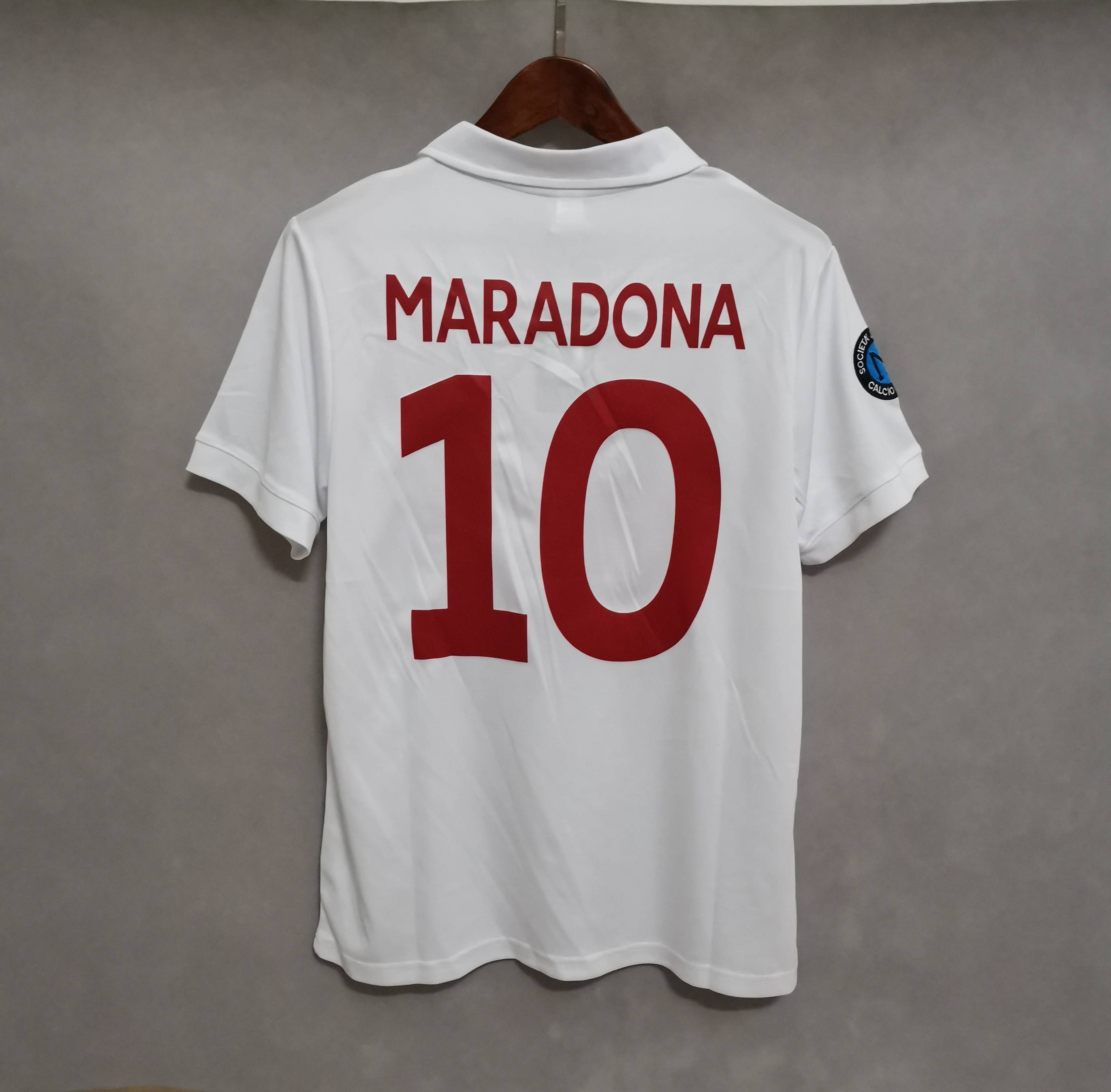 87-88 Napoli away white 14