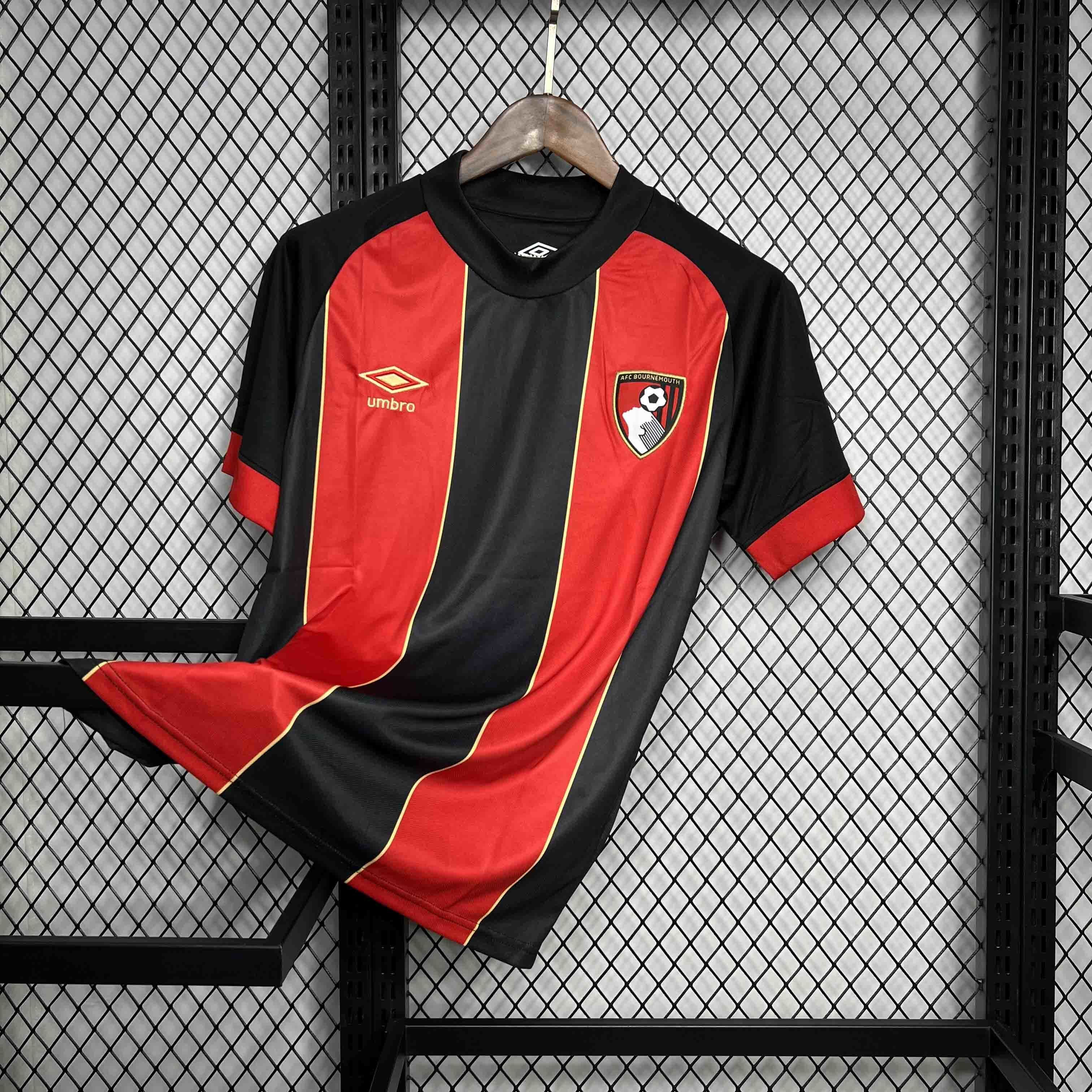 24-25 Bournemouth Home Kit Football Apparel AAAAJerseys Dropshipping Yupoo 1