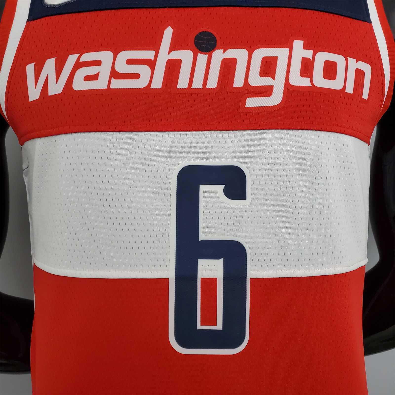 75th Anniversary Harrell #6 Wizards Red, White and Blue 3
