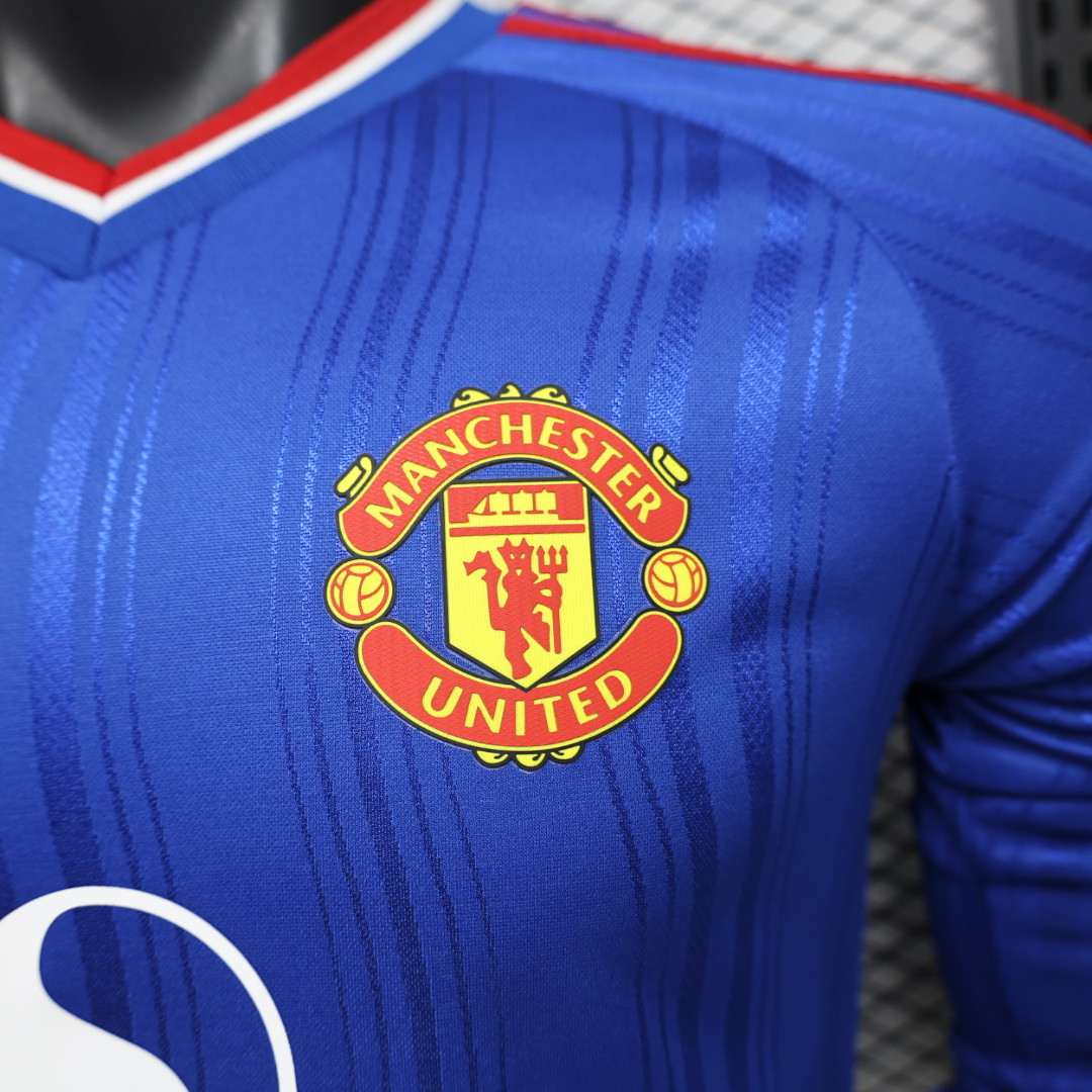 26-27 Manchester United Away Kit Mens Player Version Long Sleeve Shirt AAAAJersey Supply Yupoo 6 2