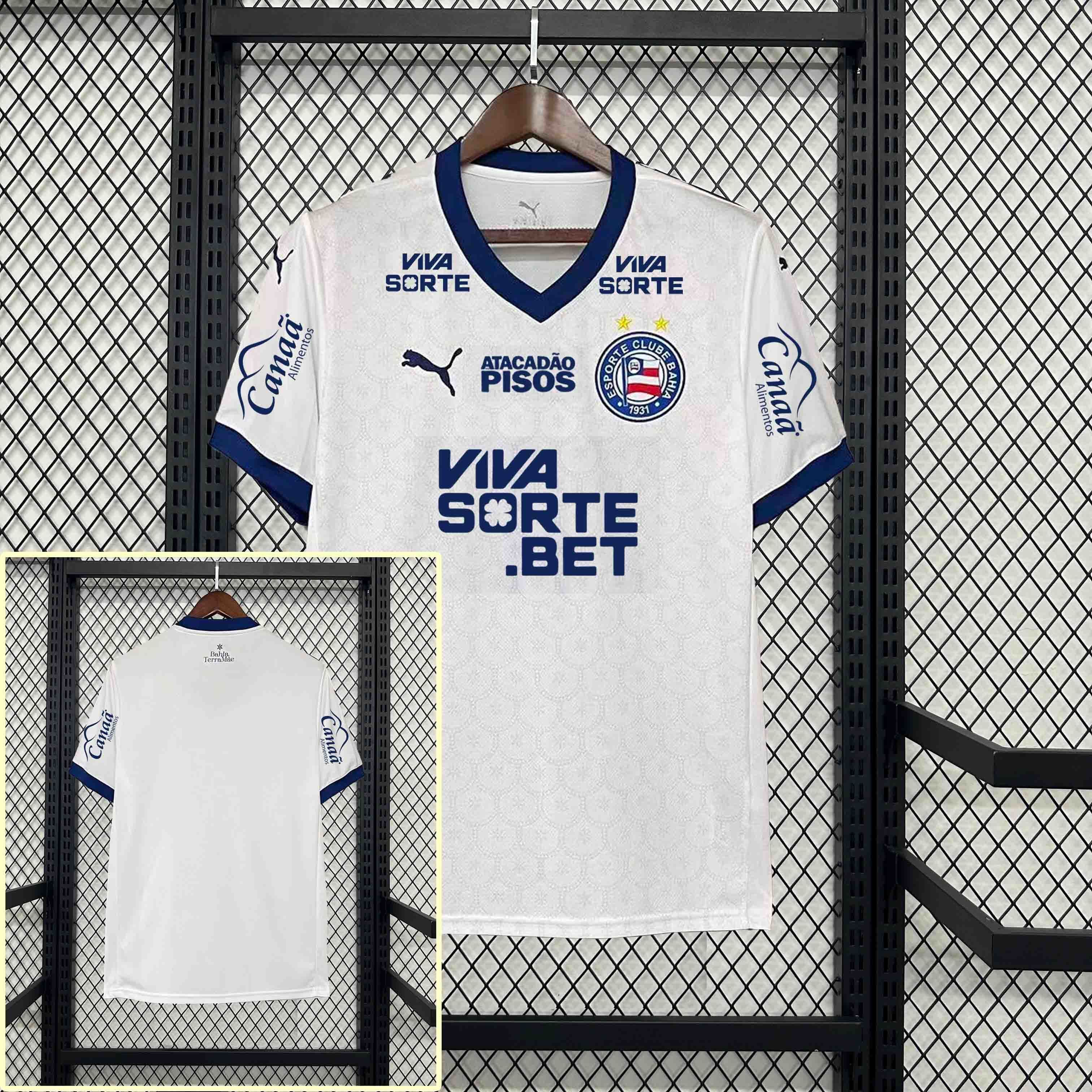 25-26 Bahia Home Kit Soccer T-Shirt AAAAJersey Supply Yupoo 9