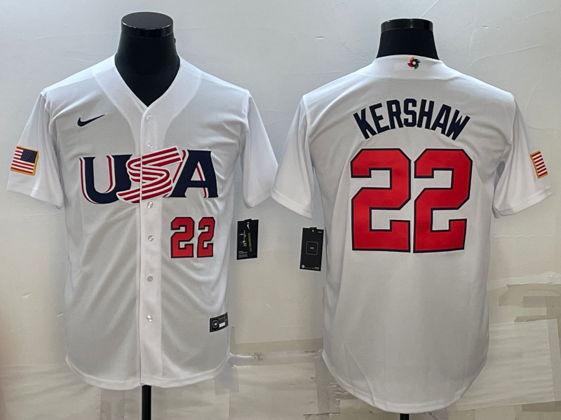 USA 2023 World Cup Baseball Jerseys 27