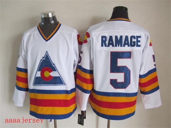 Colorado Avalanche retro ice hockey jersey M-3XL 科罗拉多雪崩队复古冰球服